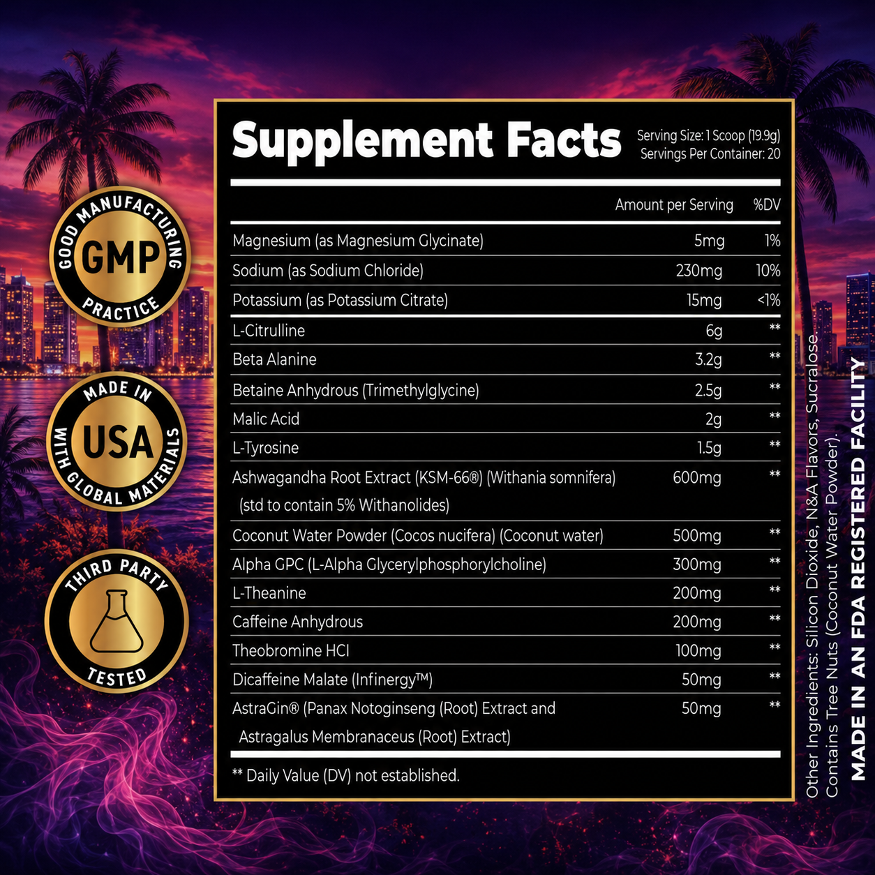 M-CLASS PRE WORKOUT Fruit Punch