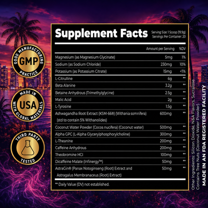 M-CLASS PRE WORKOUT Fruit Punch